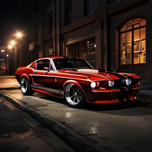 Classic optical tuning of Ford Mustang GT Shelby
