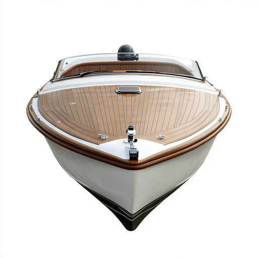 Realistic clipart of a motorboat