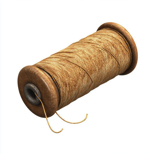 Realistic illustration of a thread, high resolution, isolated