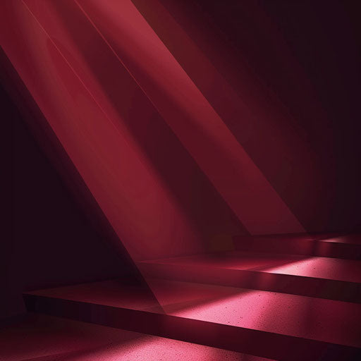 Flat background in deep maroon with dramatic clipart