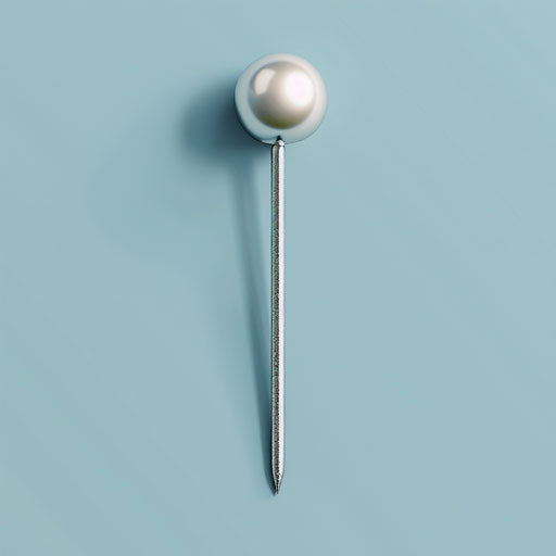 Clipart of pin with random background in realistic style