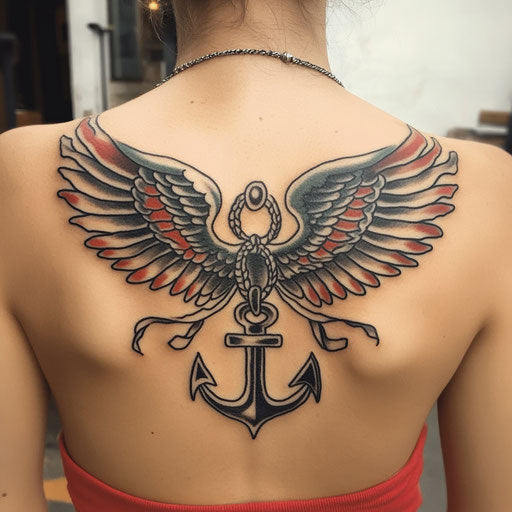 Unique Wings Tattoo On Back Tattoo Drafts