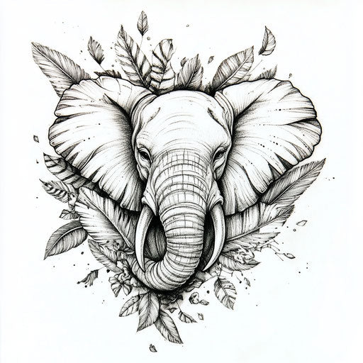 Unique Small Elephant Tattoo Tattoo Drafts