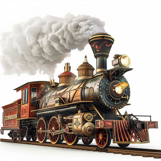 Steam clipart in photo-realistic style on white background