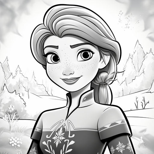 Disney Frozen Printable Coloring Pages