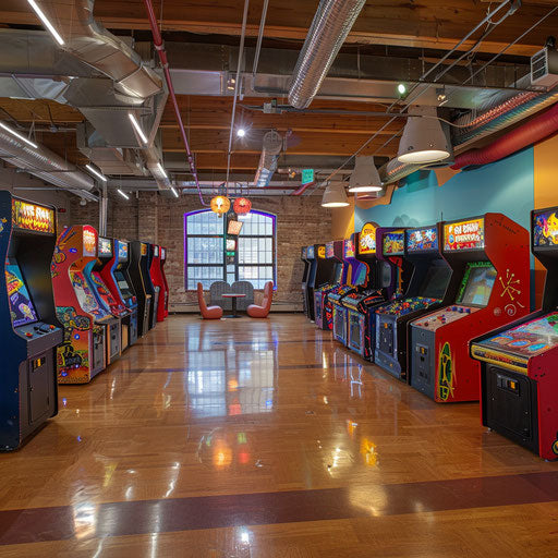 Engaging game room for employee breaks