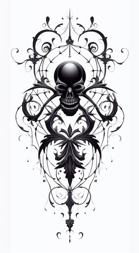 Black and white spider tattoo, tattoo designs