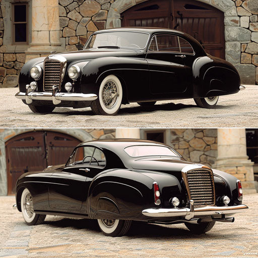 1954 Bentley R Type Continental concept with transparent wheels