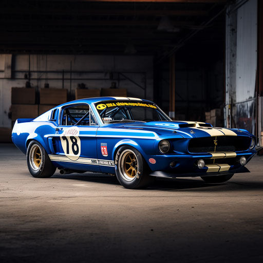 Classic Ford Mustang GT Shelby Racecar
