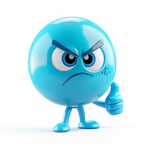 Disapproval with side pointing