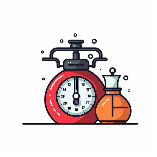 Minimalist weight clipart on white background