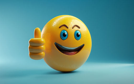 Emoji with thumbs up