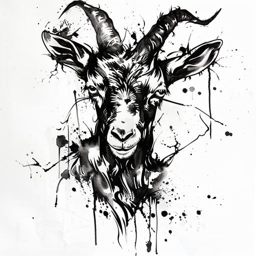 Goat Tattoo Design Kit