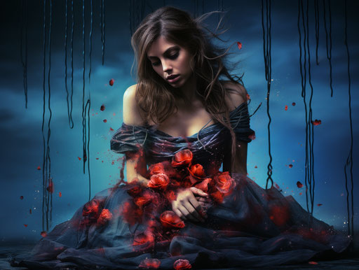 The pain of love will never stop, multilayered realism, emotional