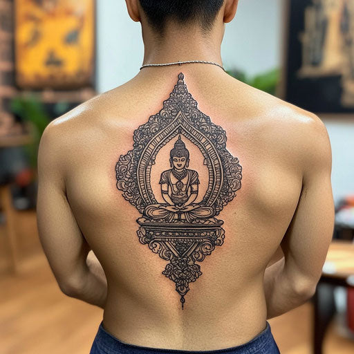 Sak Yant Tattoo Body Art Tattoo Stencil Kit