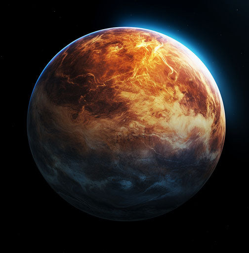 Venus planet with large size