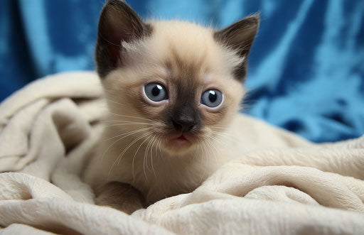 Siamese kitten sold baby in precise and lifelike style