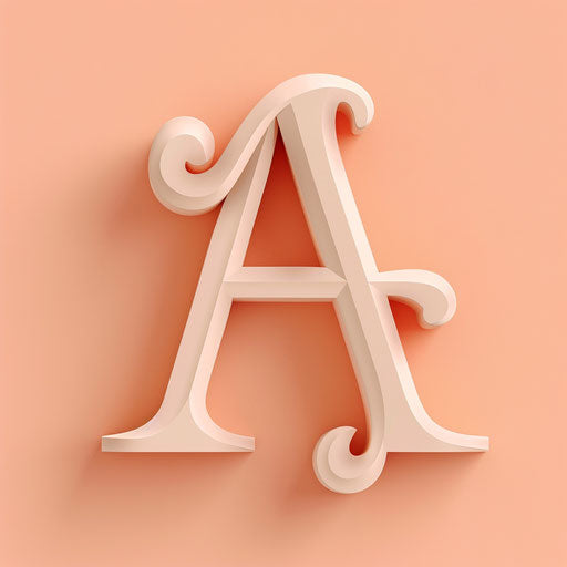 Realistic spell image on pastel peach backdrop