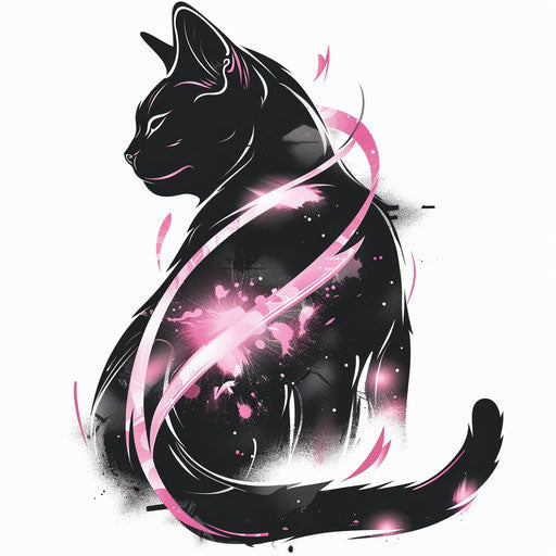 Breast Cancer Tattoo Design Set