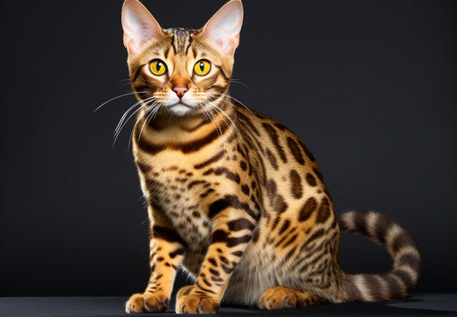 Bengal cat breeds petfinder com, in dark yellow and light maroon