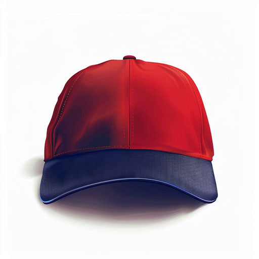 Realistic cap clipart on a flat and white background