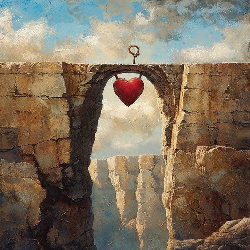Love's Triumph: Lock - Heart - Chasm