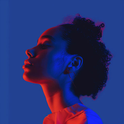 Enhanced vivid story clipart on flat royal blue background