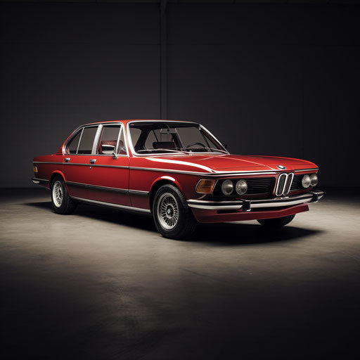 BMW 7 Series Classic Bright cherry red
