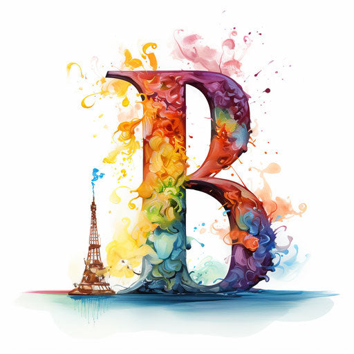 Cartoon illustration in oil painting style on white background