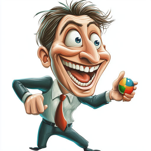 Flexible Finance Caricature Clipart Files for Diverse Media