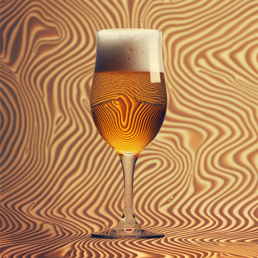 Photo realistic beer clipart with flat random background