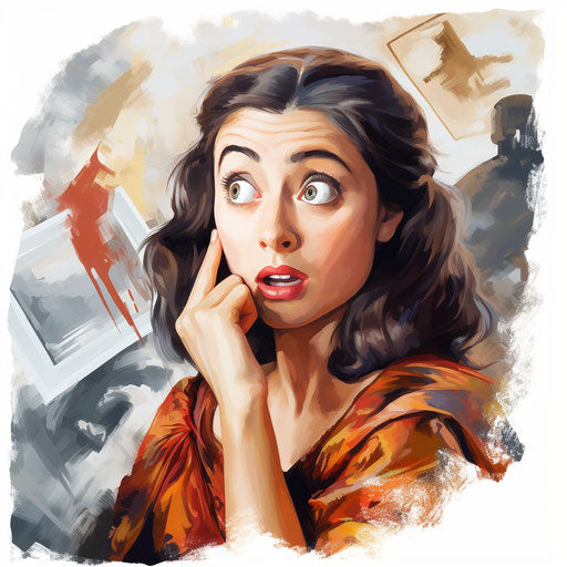 Surprising illustration in the style of oil painting