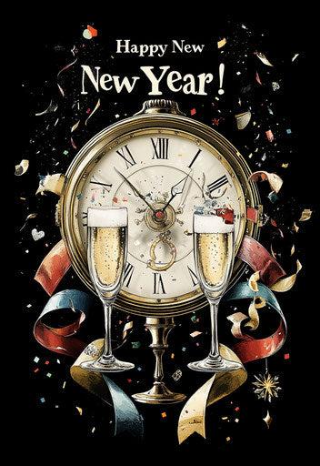 Radiant Happy New Year Images 2025 Social Greetings