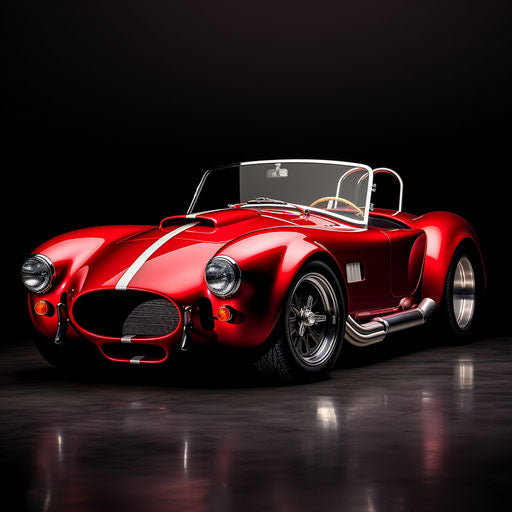 ac car cobra shelby Bright cherry red