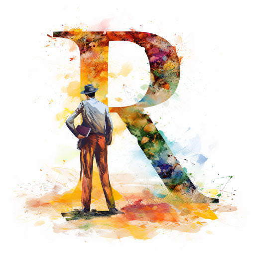 Impressionistic style depiction of spelling clipart