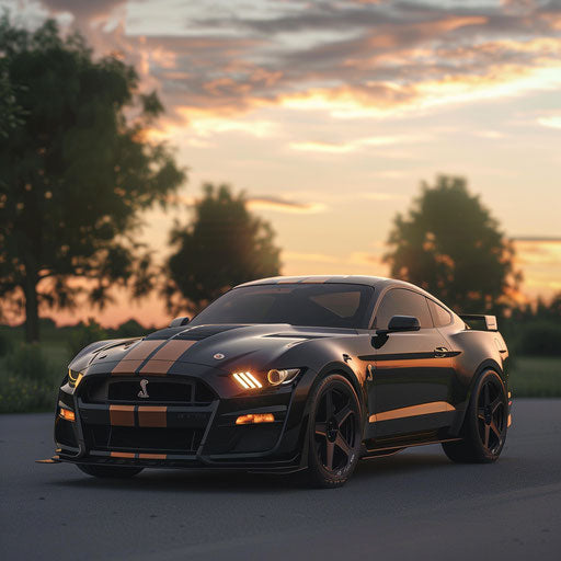 Mustang GT Shelby reimagined with bold, futuristic grille