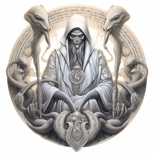 Egyptian ruler with two snakes