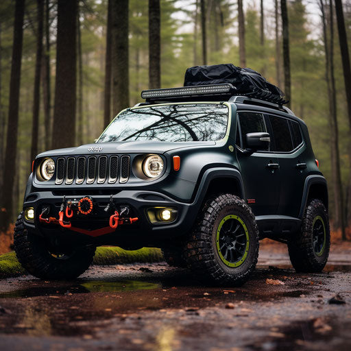 Off-road vehicle with Bigfoot tires