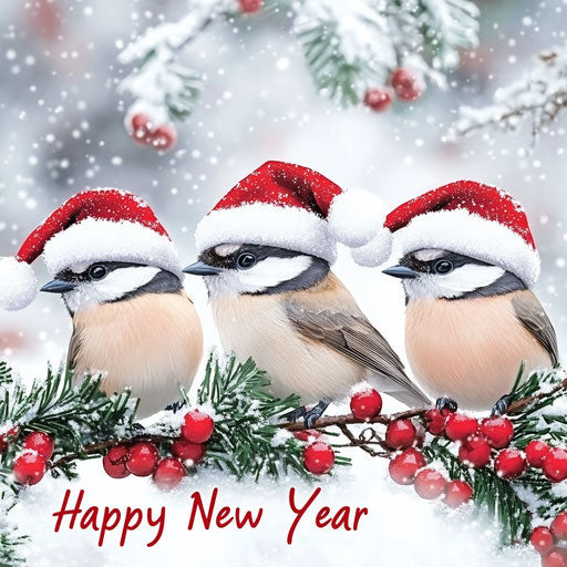 Festive New Happy New Year Pic NYE Artworks