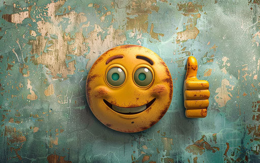 Emoji with thumbs up