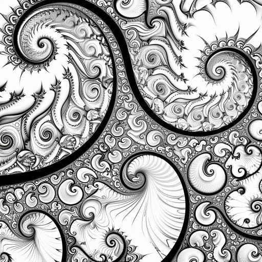 Detailed fractal pattern illustrating mathematical beauty