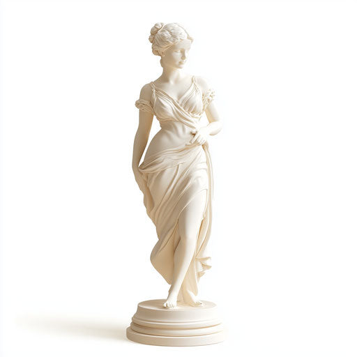 3D Venus with flat white background