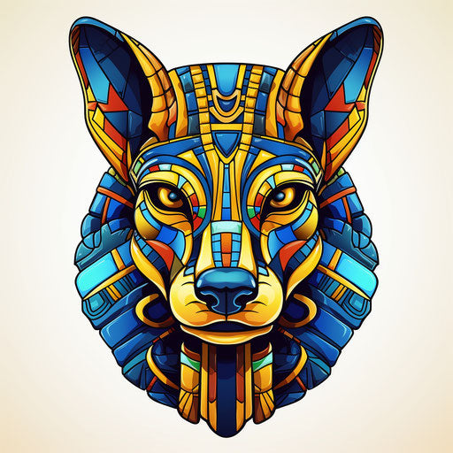 Coloring book of Egyptian pharaoh, vector illustration