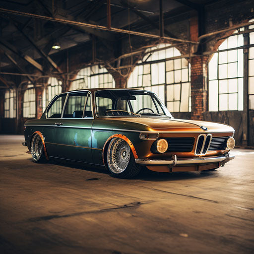 Classic Restomod BMW car