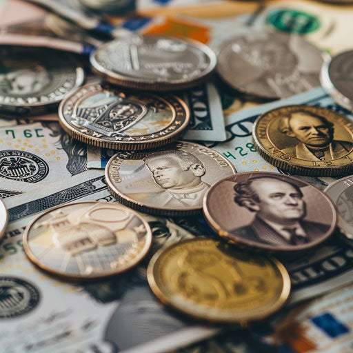 Finance visuals: International currency exchange