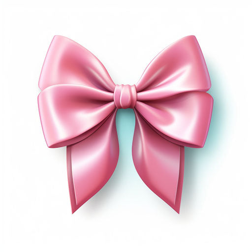 Bow clipart in the style of Pastel Colors Art, on a white background