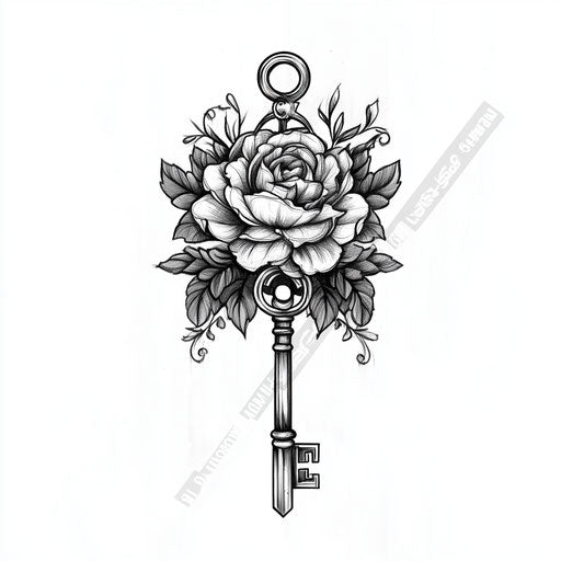 Small meaningful tattoos for females in black and white