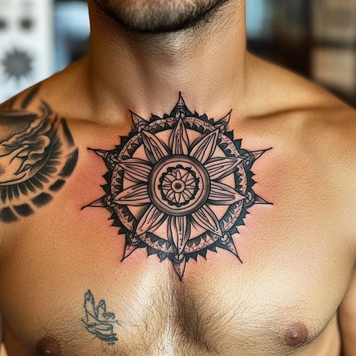 Vibrant Mandala Tattoo Men Tattoo Design Pack