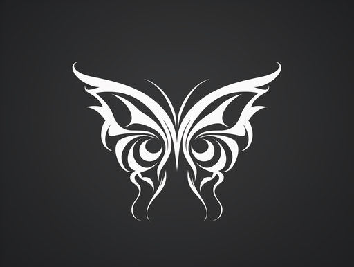 Best butterfly tattoo outline designs, in the style of laurent baheux