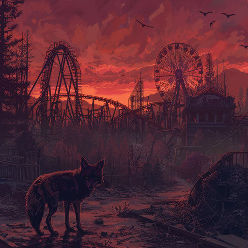 Exploring an abandoned amusement park